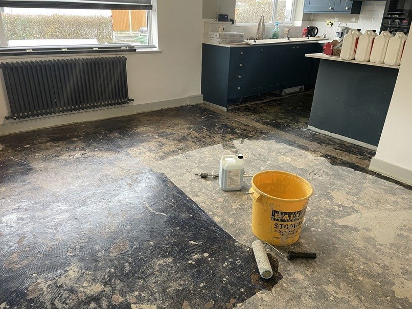 Floor preparation Floor preparation