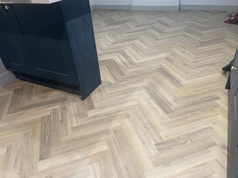Peterborough herringbone flooring