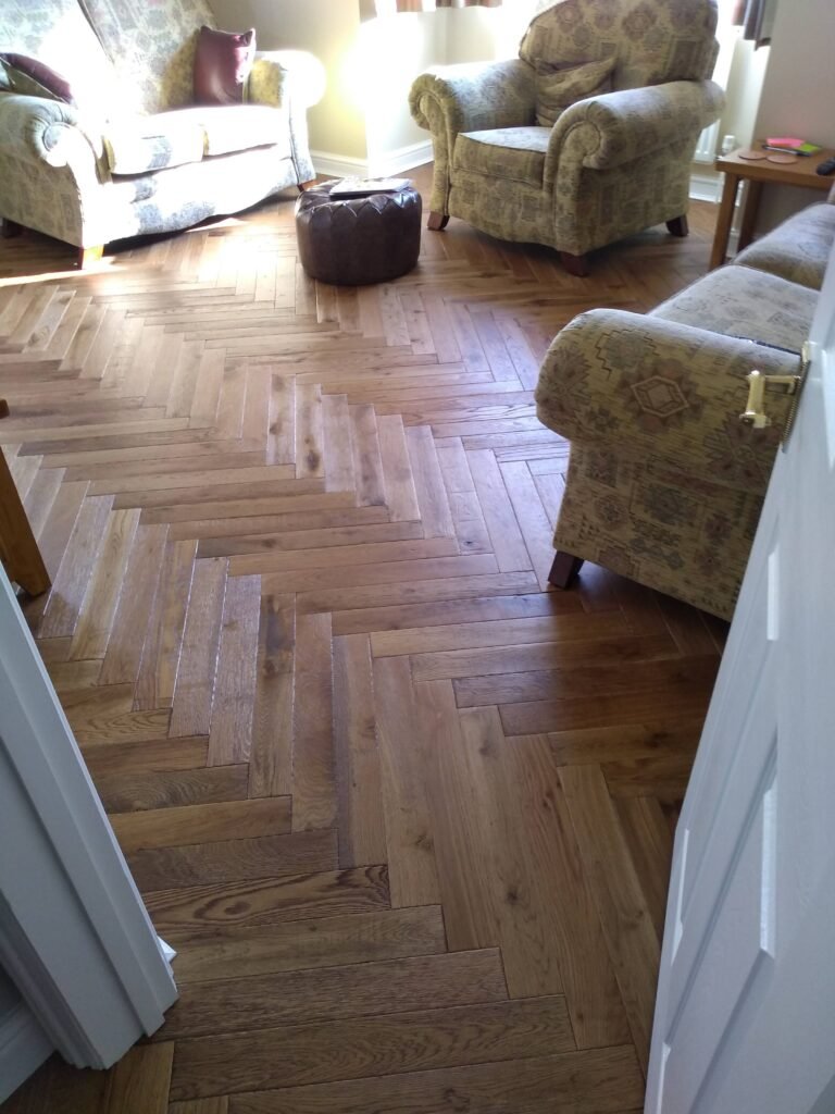 herringbone wooden flooring Ely Cambs