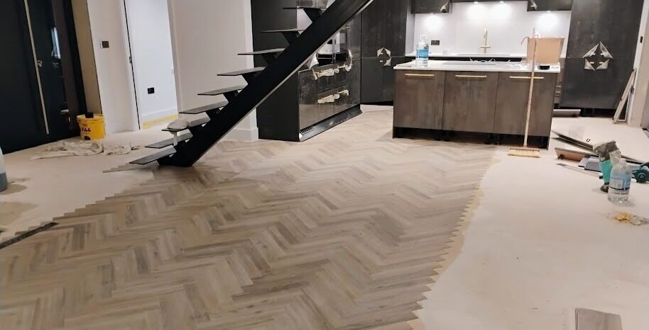 herringbone flooring the village peterborough
